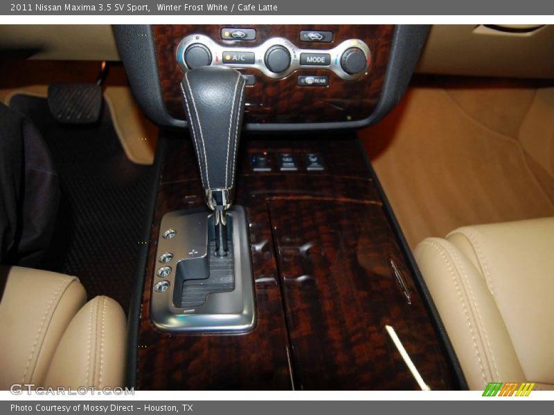 Winter Frost White / Cafe Latte 2011 Nissan Maxima 3.5 SV Sport