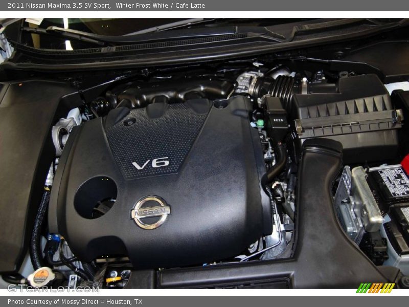 Winter Frost White / Cafe Latte 2011 Nissan Maxima 3.5 SV Sport