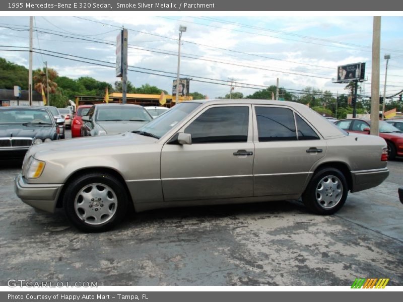 Smoke Silver Metallic / Parchment 1995 Mercedes-Benz E 320 Sedan