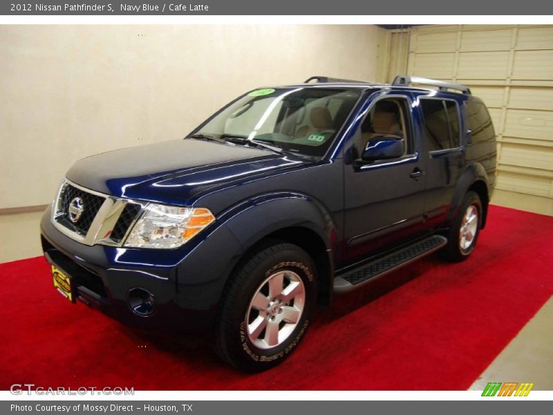 Navy Blue / Cafe Latte 2012 Nissan Pathfinder S