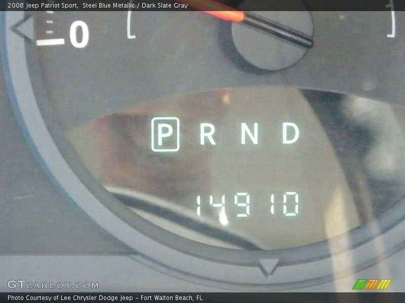 Steel Blue Metallic / Dark Slate Gray 2008 Jeep Patriot Sport