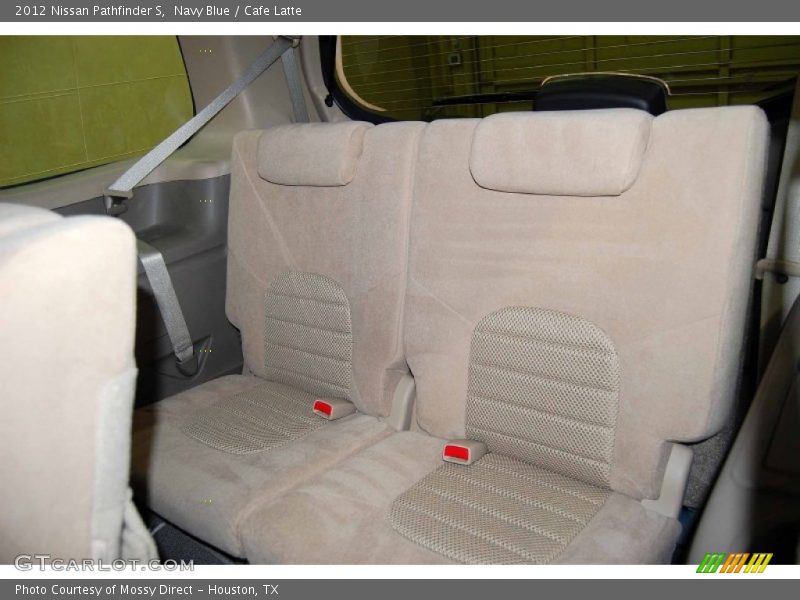 Rear Seat of 2012 Pathfinder S
