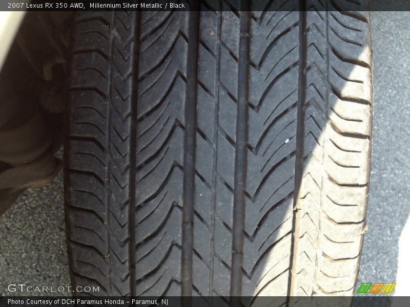 Millennium Silver Metallic / Black 2007 Lexus RX 350 AWD