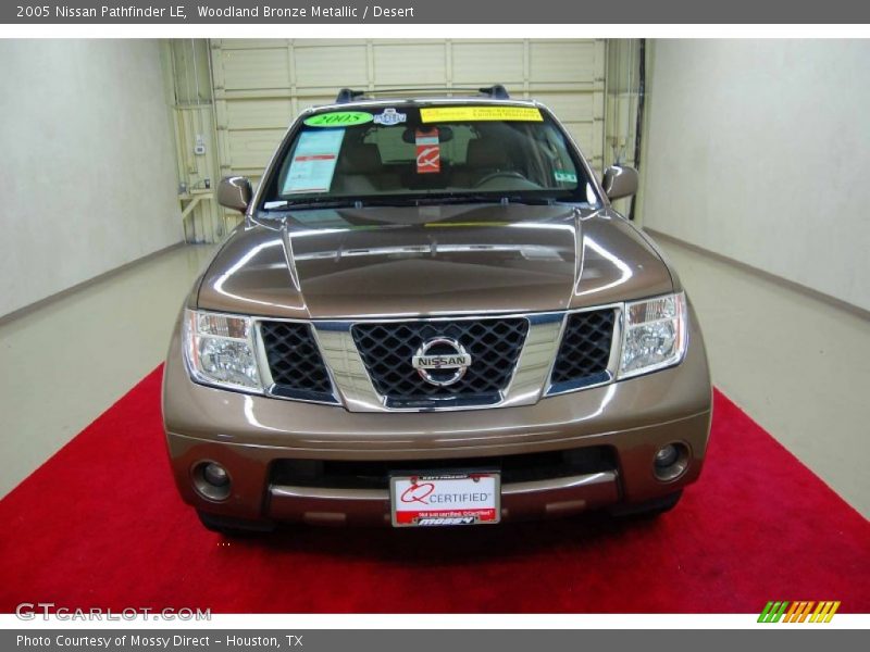 Woodland Bronze Metallic / Desert 2005 Nissan Pathfinder LE