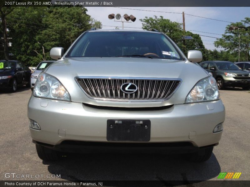 Millennium Silver Metallic / Black 2007 Lexus RX 350 AWD