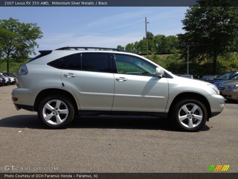 Millennium Silver Metallic / Black 2007 Lexus RX 350 AWD
