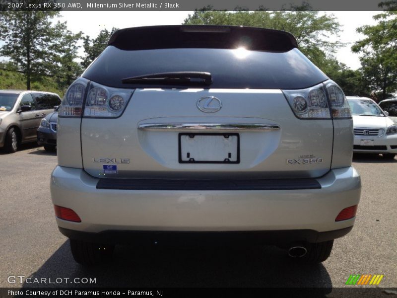 Millennium Silver Metallic / Black 2007 Lexus RX 350 AWD