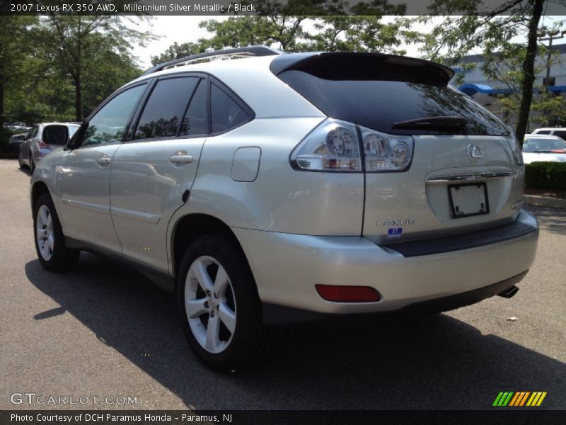 Millennium Silver Metallic / Black 2007 Lexus RX 350 AWD