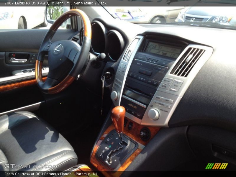 Millennium Silver Metallic / Black 2007 Lexus RX 350 AWD
