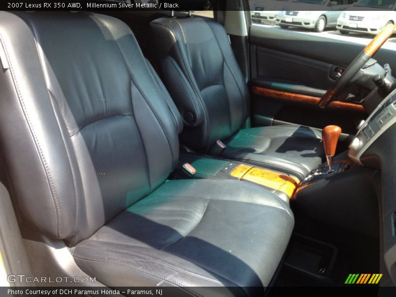 Millennium Silver Metallic / Black 2007 Lexus RX 350 AWD