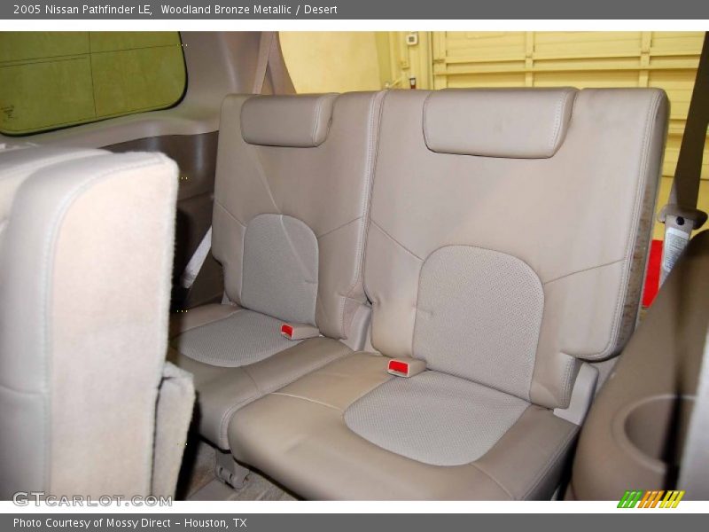 Rear Seat of 2005 Pathfinder LE