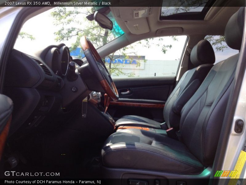 Millennium Silver Metallic / Black 2007 Lexus RX 350 AWD