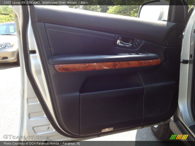 Millennium Silver Metallic / Black 2007 Lexus RX 350 AWD