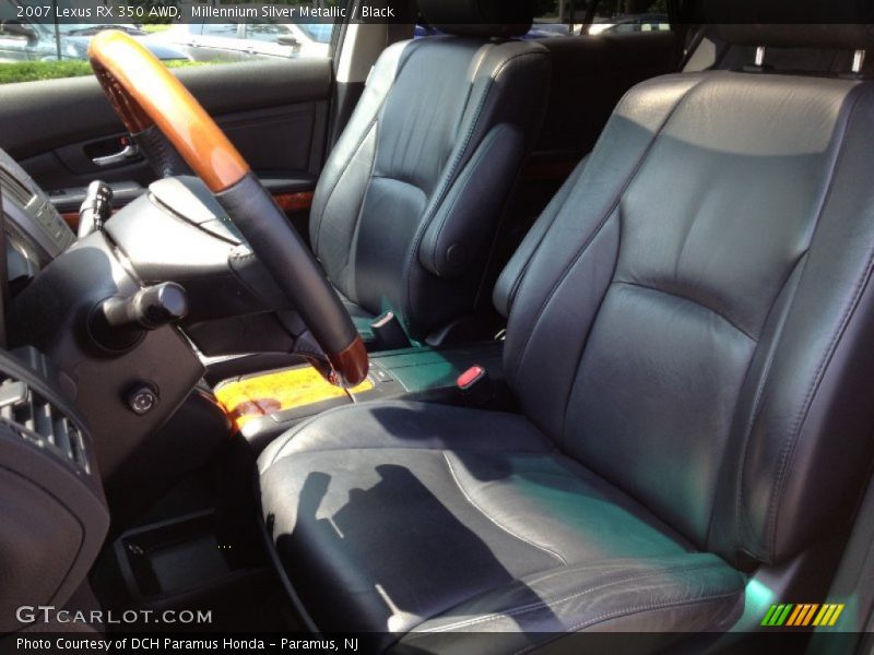 Millennium Silver Metallic / Black 2007 Lexus RX 350 AWD