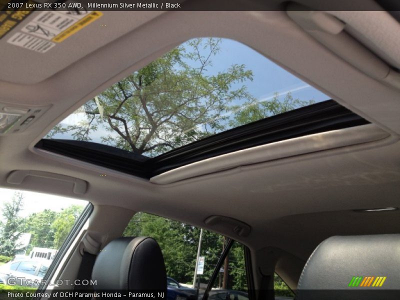 Millennium Silver Metallic / Black 2007 Lexus RX 350 AWD