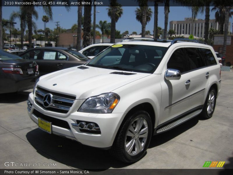 Arctic White / Black 2010 Mercedes-Benz GL 450 4Matic