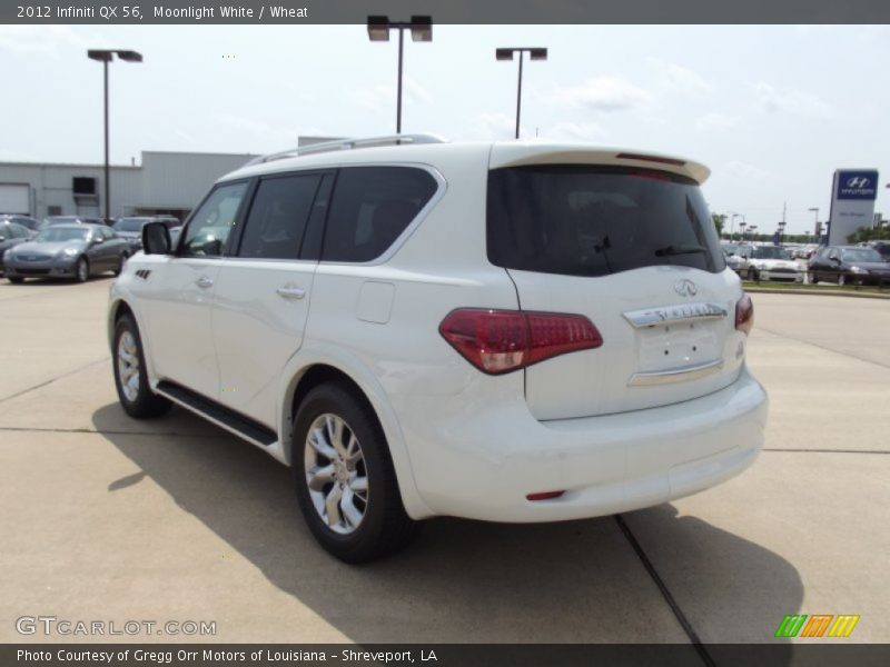 Moonlight White / Wheat 2012 Infiniti QX 56