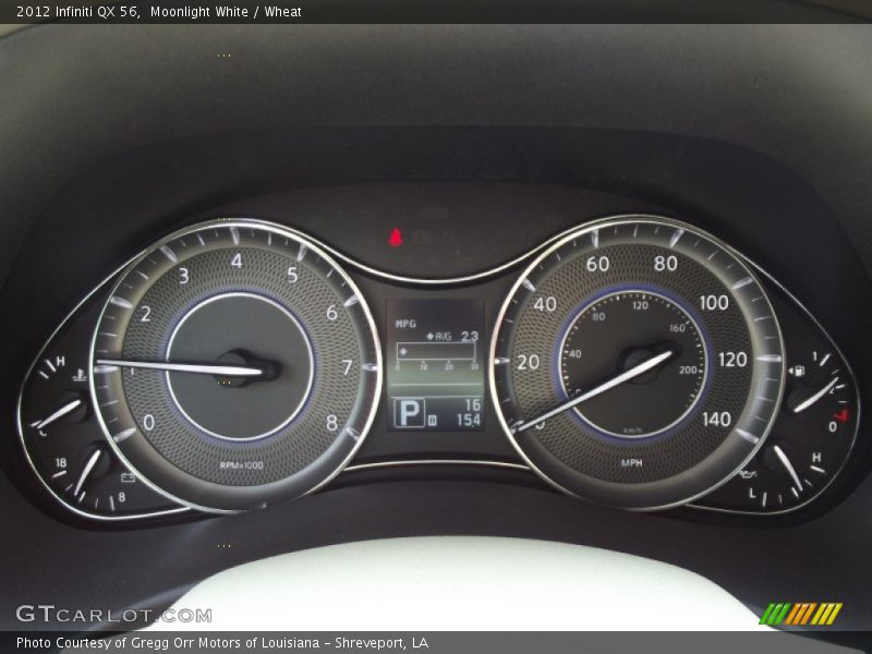 Moonlight White / Wheat 2012 Infiniti QX 56