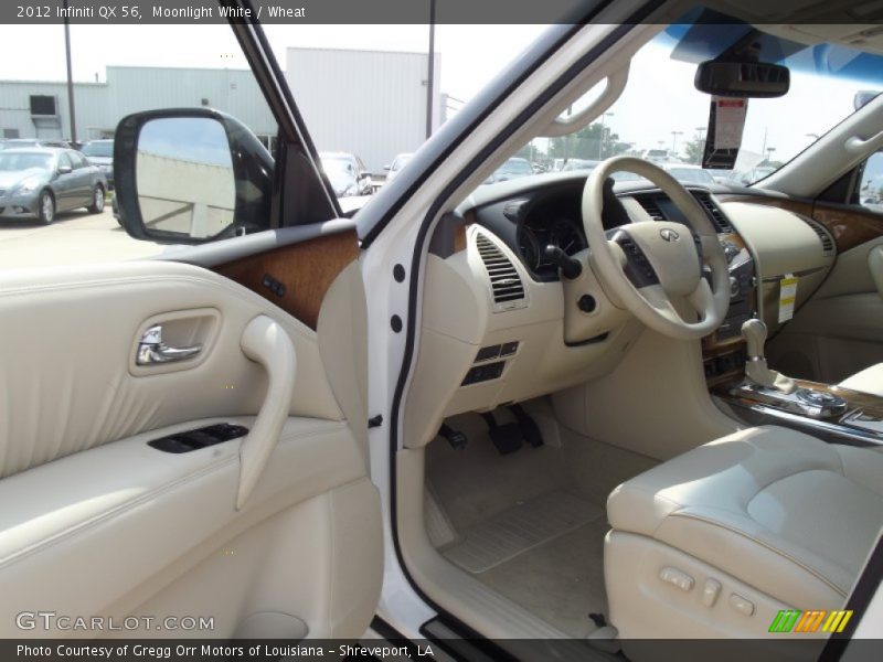 Moonlight White / Wheat 2012 Infiniti QX 56
