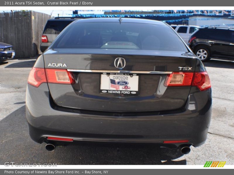 Crystal Black Pearl / Ebony 2011 Acura TSX Sedan