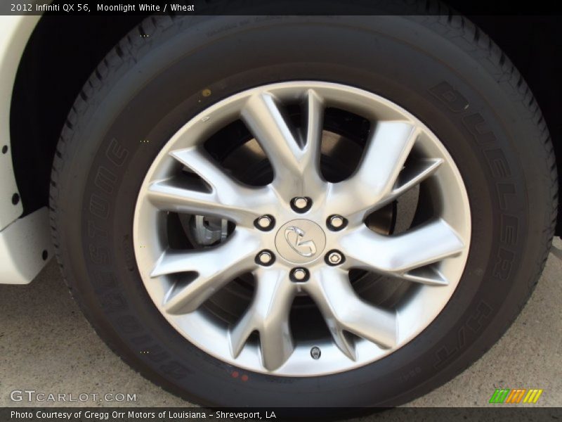 Moonlight White / Wheat 2012 Infiniti QX 56