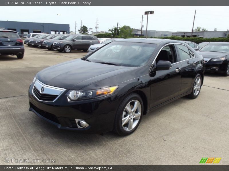 Crystal Black Pearl / Ebony 2012 Acura TSX Sedan