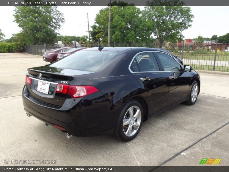 Crystal Black Pearl / Ebony 2012 Acura TSX Sedan