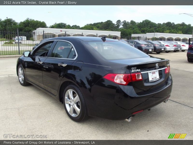 Crystal Black Pearl / Ebony 2012 Acura TSX Sedan