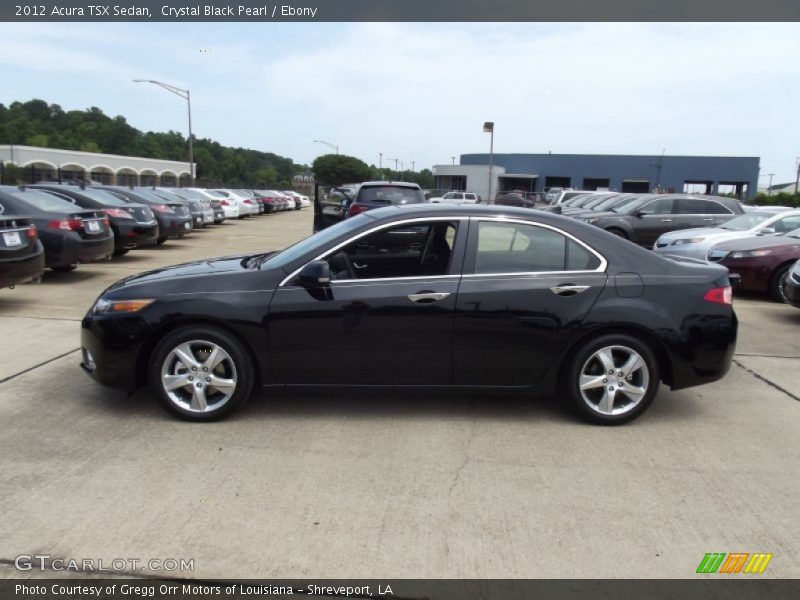 Crystal Black Pearl / Ebony 2012 Acura TSX Sedan