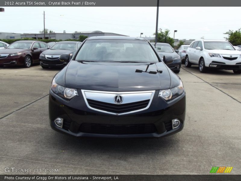 Crystal Black Pearl / Ebony 2012 Acura TSX Sedan