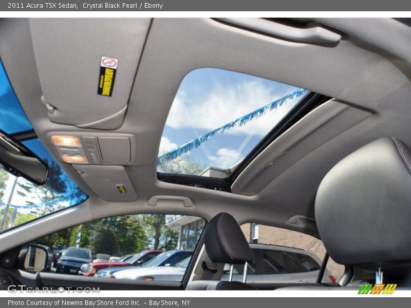 Crystal Black Pearl / Ebony 2011 Acura TSX Sedan