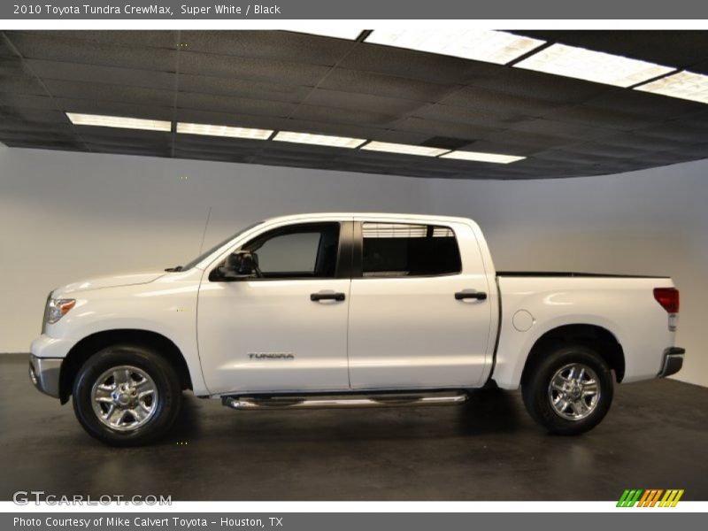 Super White / Black 2010 Toyota Tundra CrewMax