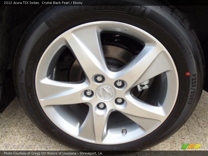 Crystal Black Pearl / Ebony 2012 Acura TSX Sedan
