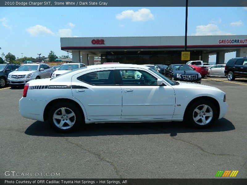 Stone White / Dark Slate Gray 2010 Dodge Charger SXT