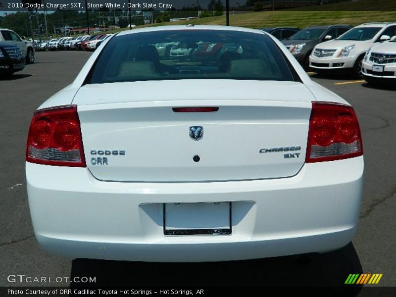 Stone White / Dark Slate Gray 2010 Dodge Charger SXT