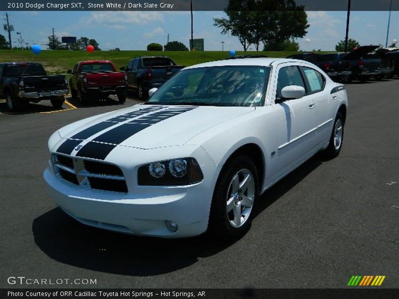 Stone White / Dark Slate Gray 2010 Dodge Charger SXT