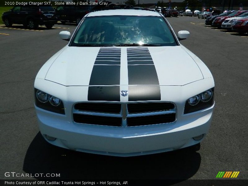 Stone White / Dark Slate Gray 2010 Dodge Charger SXT