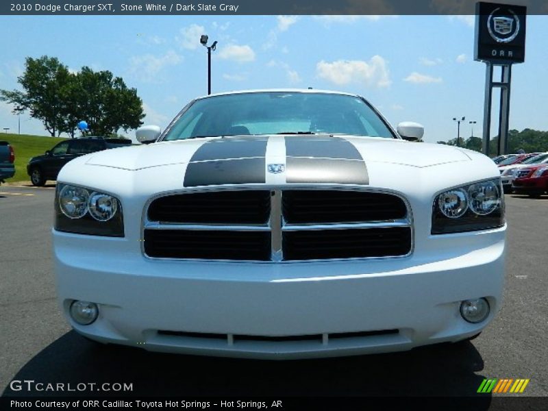 Stone White / Dark Slate Gray 2010 Dodge Charger SXT