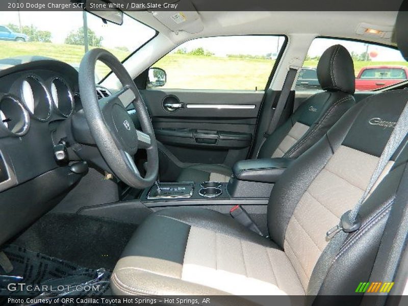 Stone White / Dark Slate Gray 2010 Dodge Charger SXT