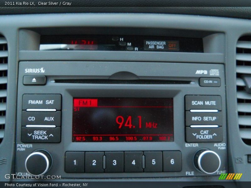 Audio System of 2011 Rio LX