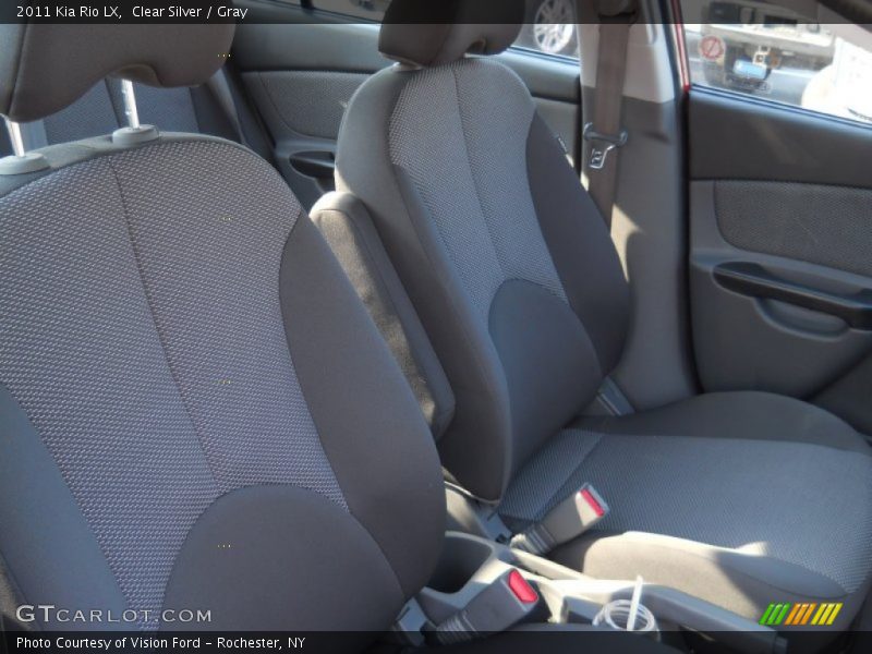 Clear Silver / Gray 2011 Kia Rio LX