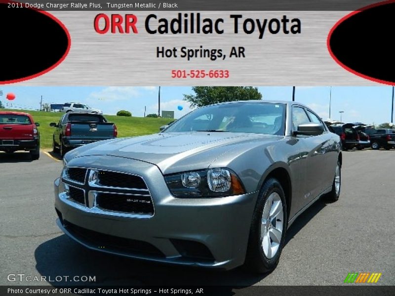 Tungsten Metallic / Black 2011 Dodge Charger Rallye Plus