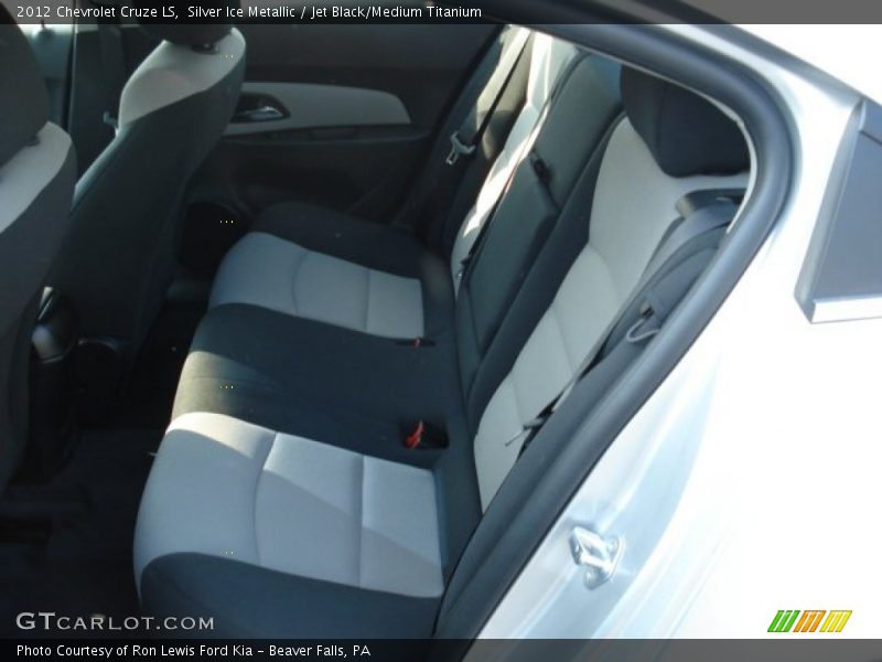 Silver Ice Metallic / Jet Black/Medium Titanium 2012 Chevrolet Cruze LS