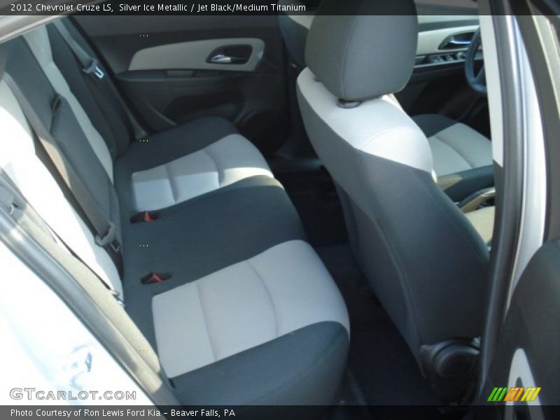 Silver Ice Metallic / Jet Black/Medium Titanium 2012 Chevrolet Cruze LS