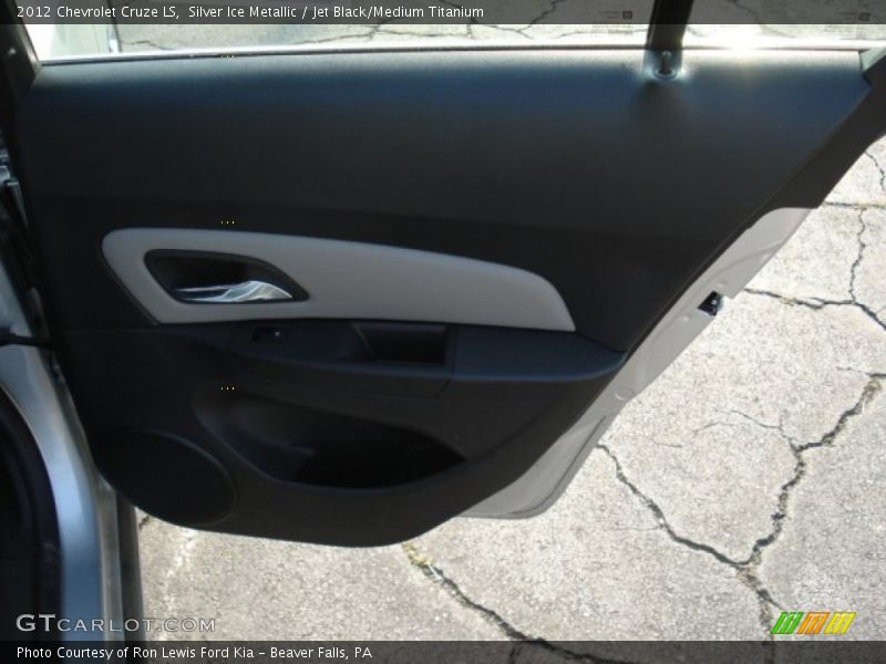 Silver Ice Metallic / Jet Black/Medium Titanium 2012 Chevrolet Cruze LS