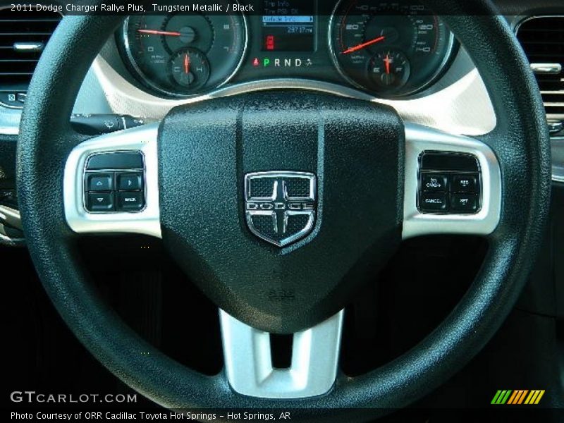 Tungsten Metallic / Black 2011 Dodge Charger Rallye Plus