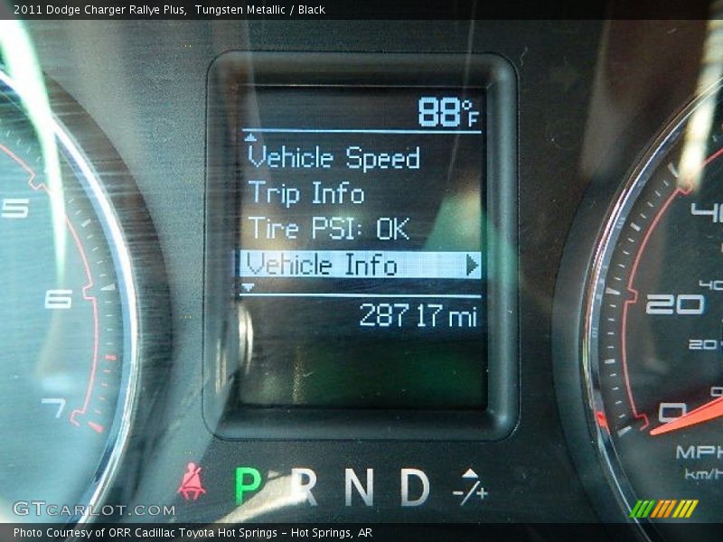 Tungsten Metallic / Black 2011 Dodge Charger Rallye Plus