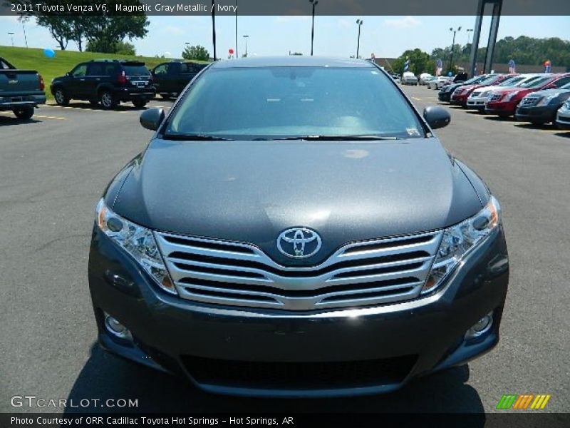 Magnetic Gray Metallic / Ivory 2011 Toyota Venza V6