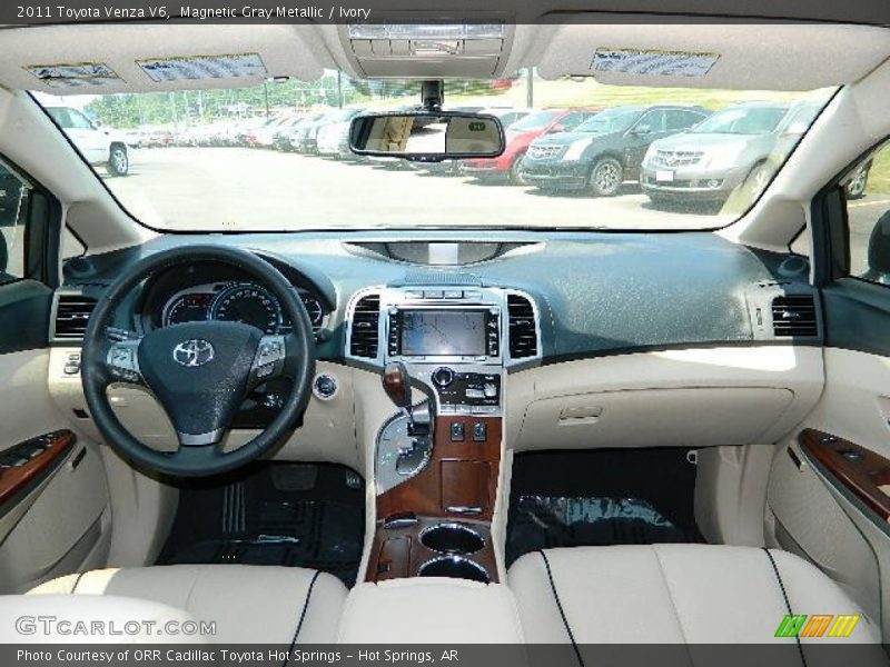 Magnetic Gray Metallic / Ivory 2011 Toyota Venza V6