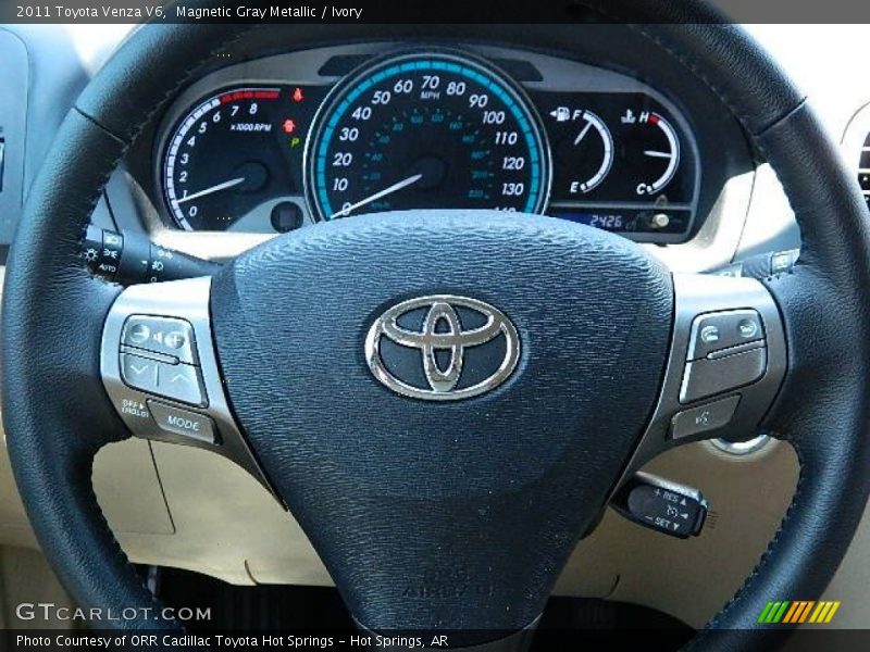 Magnetic Gray Metallic / Ivory 2011 Toyota Venza V6